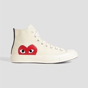 CONVERSE X COMME DES GARÇONS PLAY Chuck 70 printed canvas high-top sneakers